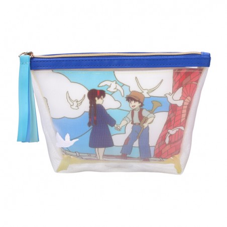 Accesorios - Bolsa transparente bordada - El castillo en el cielo