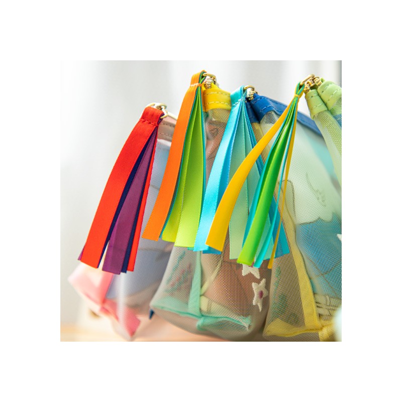 Accesorios - Bolsa transparente bordada - El castillo en el cielo