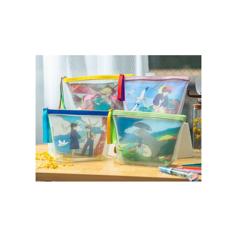 Accessories - Transparent Pouch embroidered - My Neighbor Totoro