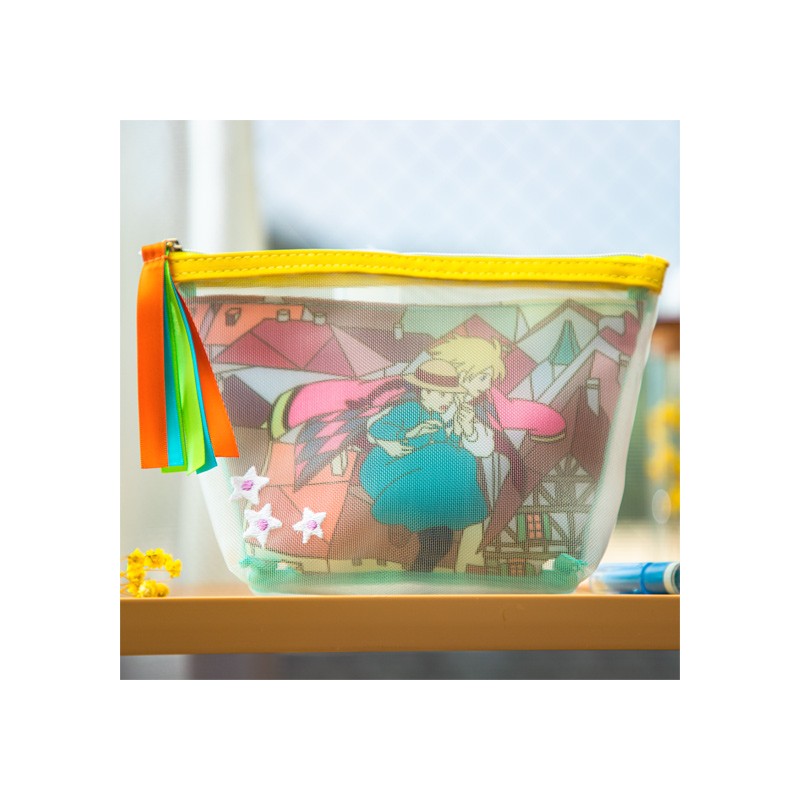 Accessories - Transparent Pouch embroidered - Howl's Moving Castle