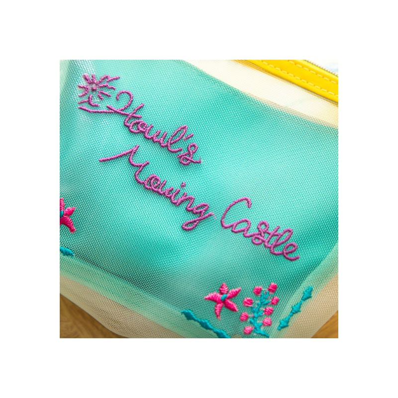 Accessories - Transparent Pouch embroidered - Howl's Moving Castle