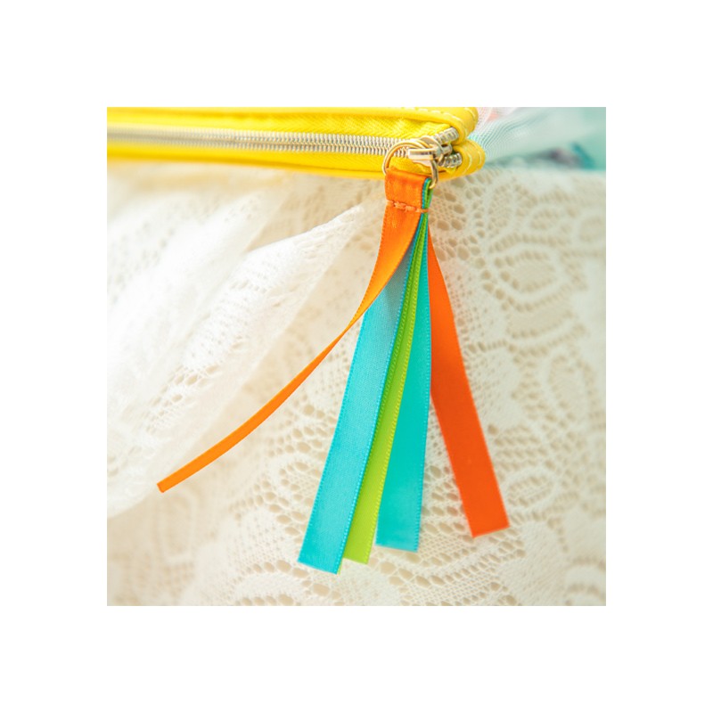 Accessories - Transparent Pouch embroidered - Howl's Moving Castle