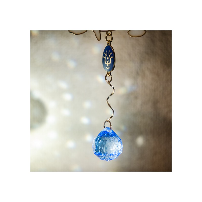 Décoration - Attrape-soleil vitrail Sheeta & Pazu - Le Château dans le ciel