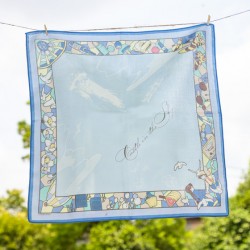 Textil - Pañuelo Blue Wind Road - El castillo en el cielo