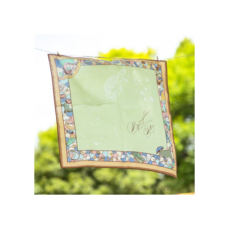 Textil - Pañuelo Chemin du vent verde claro - Mi vecino Totoro