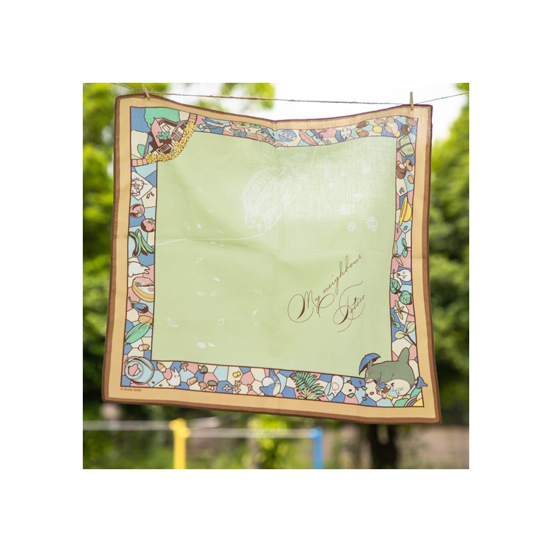 Textil - Pañuelo Chemin du vent verde claro - Mi vecino Totoro