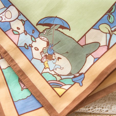 Textil - Pañuelo Chemin du vent verde claro - Mi vecino Totoro