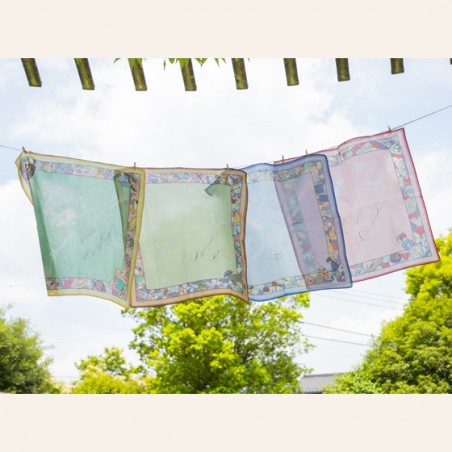 Textil - Pañuelo Chemin du vent verde claro - Mi vecino Totoro