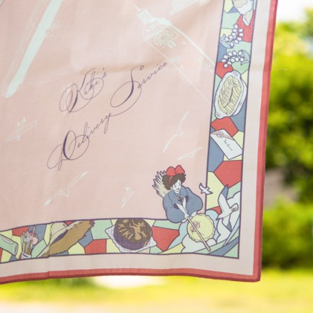 Textil - Pañuelo Chemin du vent rojo - Nicky, la aprendiz de bruja