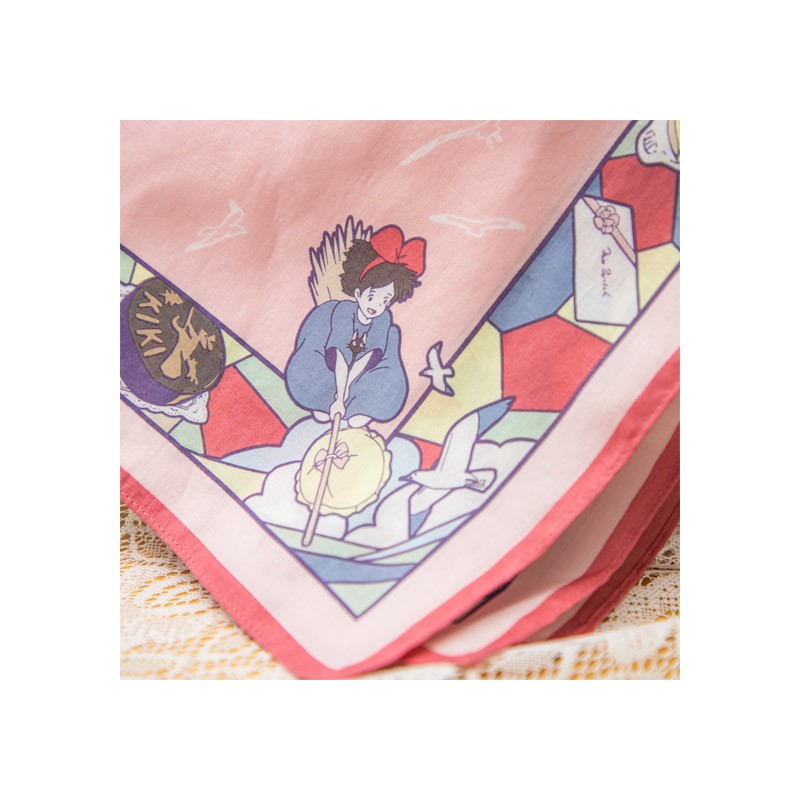 Textil - Pañuelo Chemin du vent rojo - Nicky, la aprendiz de bruja