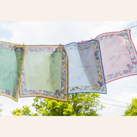 Textil - Pañuelo Chemin du vent rojo - Nicky, la aprendiz de bruja