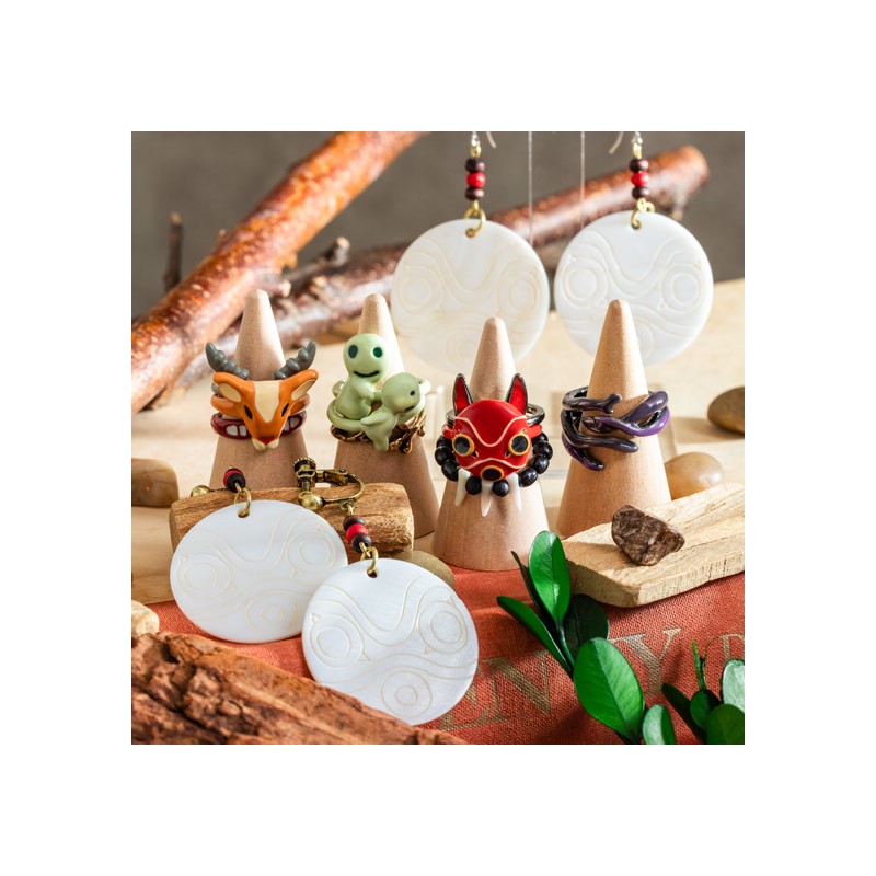 Jewellery - Three Ring set Kodama - Princess Mononoke