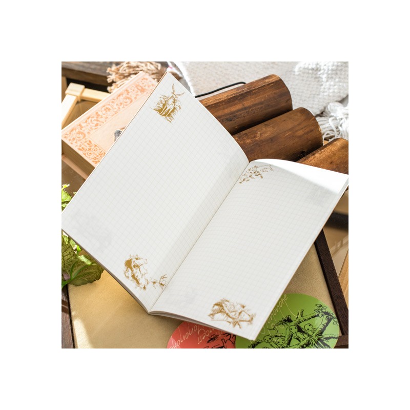 Notebooks and Notepads - Notebook B6 animals in the forest - Princess Mononoke