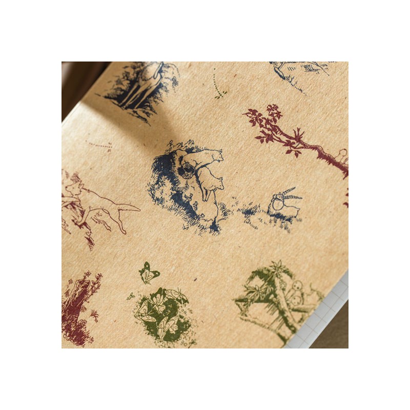 Notebooks and Notepads - Notebook B6 animals in the forest - Princess Mononoke