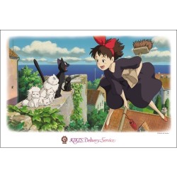 Puzzles - Puzzle 1000P Kiki et les chats - Kiki la petite sorcière