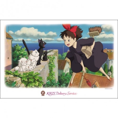 Puzzles - Puzzle 1000P Kiki et les chats - Kiki la petite sorcière