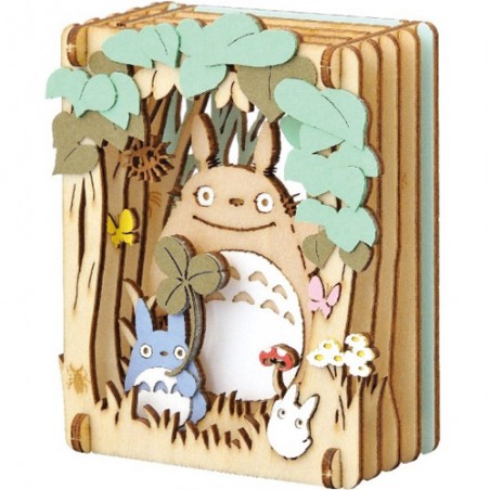 Teatros de papel - Teatro de papel estilo madera Totoro Dondoko - Mi vecino Totoro