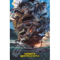 Jigsaw Puzzles - Deluxe Foil Puzzle 1000P Movie Poster - Howl’s Moving Castle