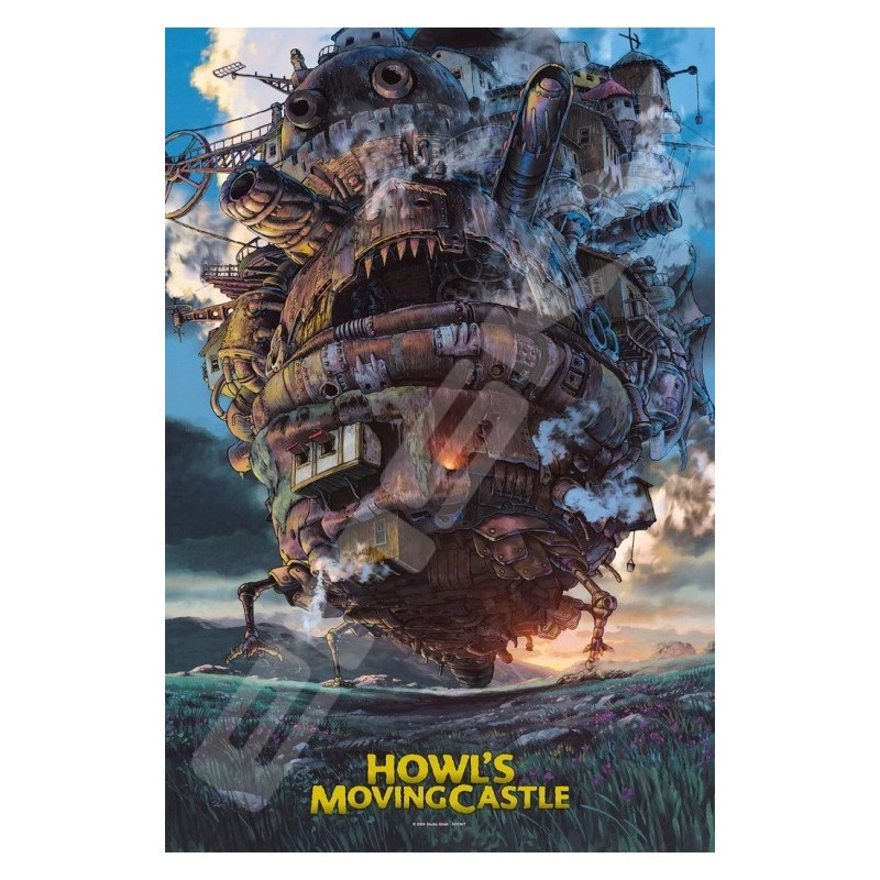 Rompecabezas - Póster de cine Puzzle Deluxe Foil 1000P - El castillo ambulante