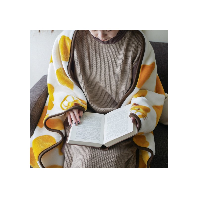 Ropa de hogar - Manta silueta Gatobus 100x140 cm - Mi vecino Totoro