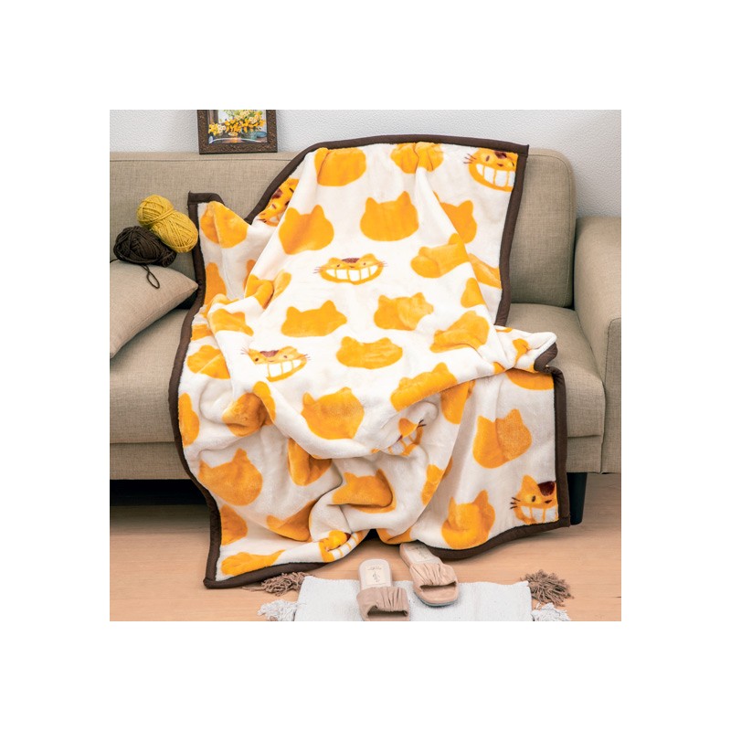 Ropa de hogar - Manta silueta Gatobus 100x140 cm - Mi vecino Totoro
