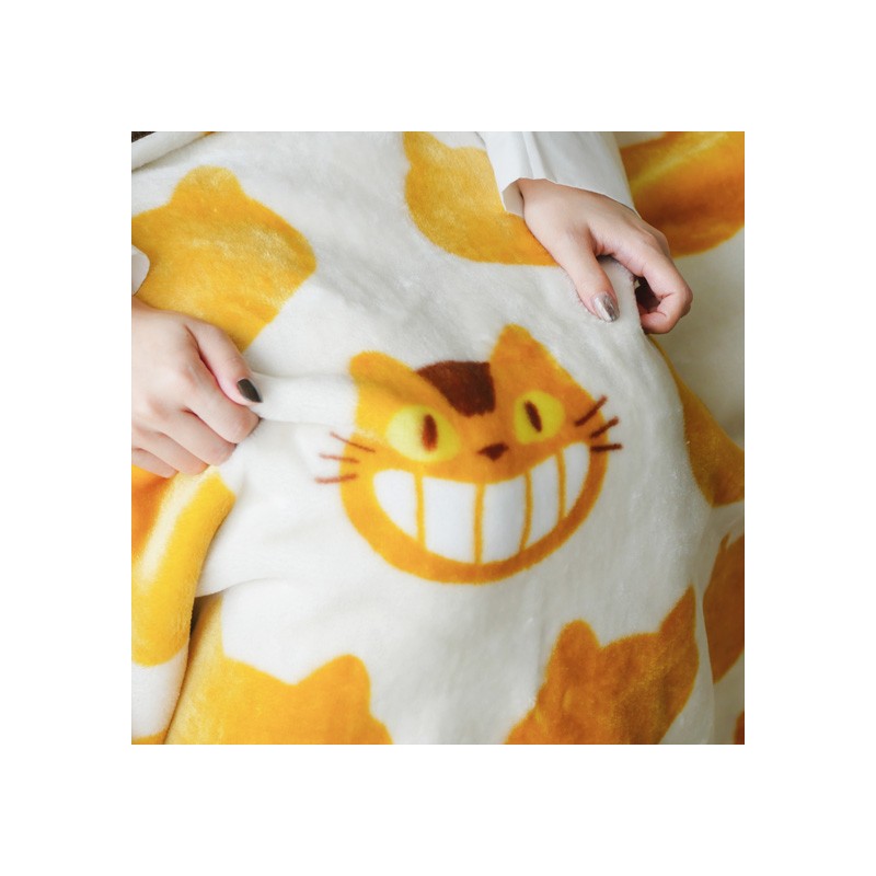 Ropa de hogar - Manta silueta Gatobus 100x140 cm - Mi vecino Totoro