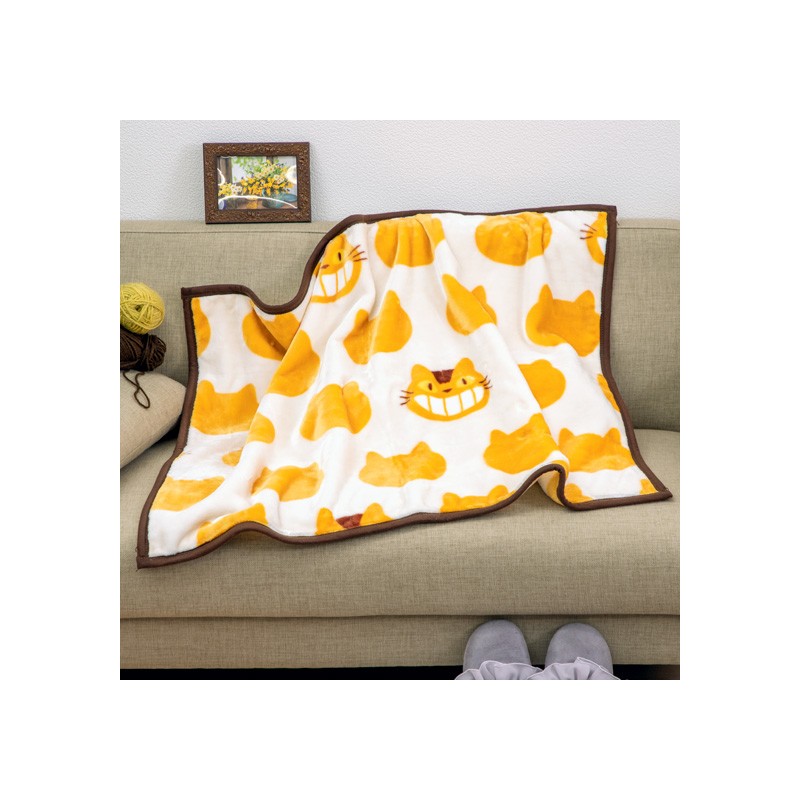 Ropa de hogar - Manta Silueta Gatobus 70x100 cm - Mi vecino Totoro