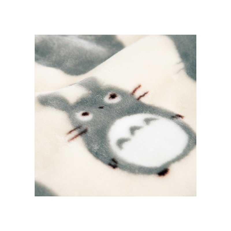 Ropa de hogar - Manta Silueta Totoro Gris 70x100 cm - Mi vecino Totoro