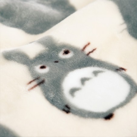 Ropa de hogar - Manta Silueta Totoro Gris 70x100 cm - Mi vecino Totoro