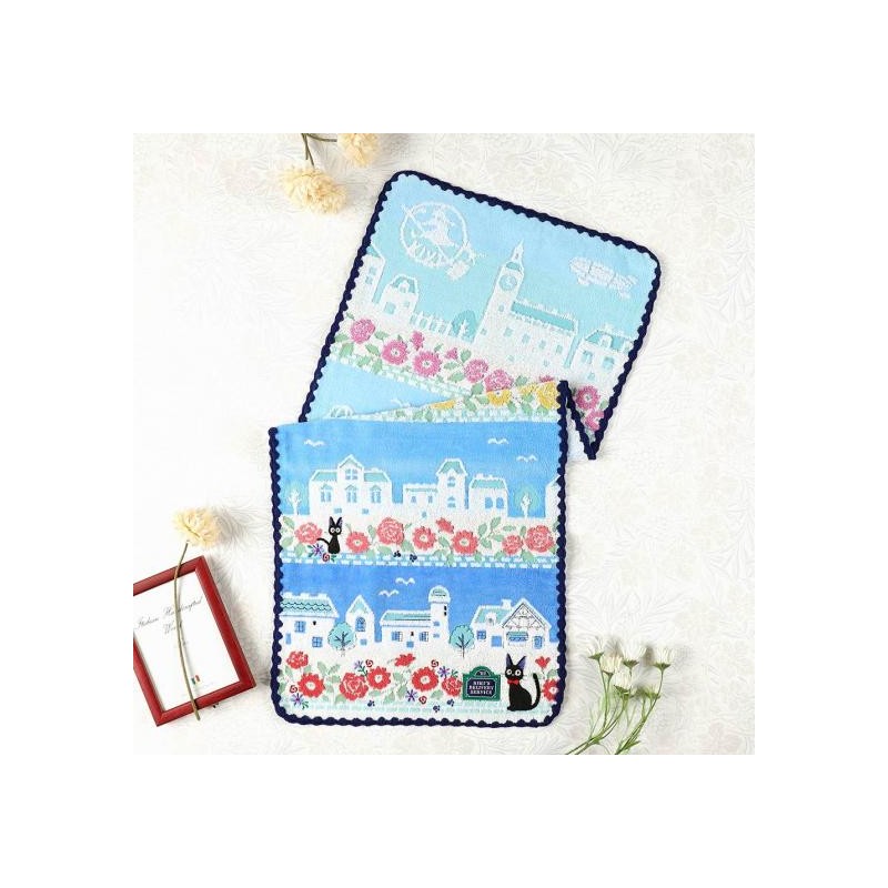 Household linen - Towel Streets of Paris 34x80 cm - Kiki's Delivery Service