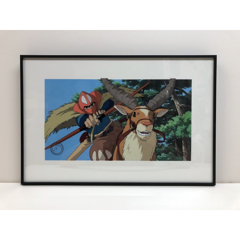 Celuloides de arte – Studio Ghibli - CELLULOID D'ART ASHITAKA ENTRA EN COMBATE - STUDIO GHIBLI