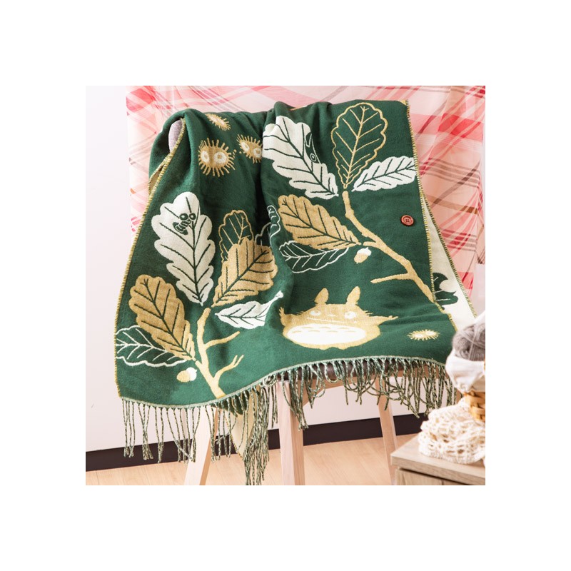 Outfits - Dark Green Stole Oak leaves - My Neighbor Totoro