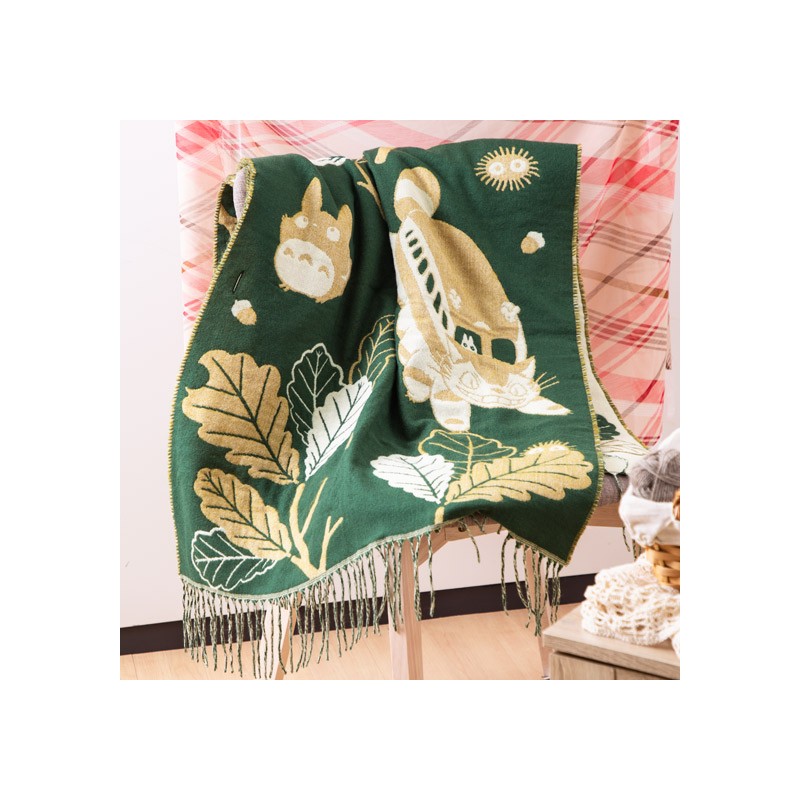 Outfits - Dark Green Stole Oak leaves - My Neighbor Totoro