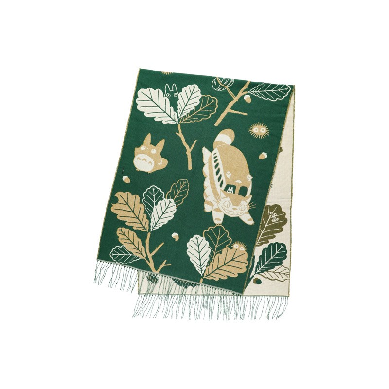 Outfits - Dark Green Stole Oak leaves - My Neighbor Totoro