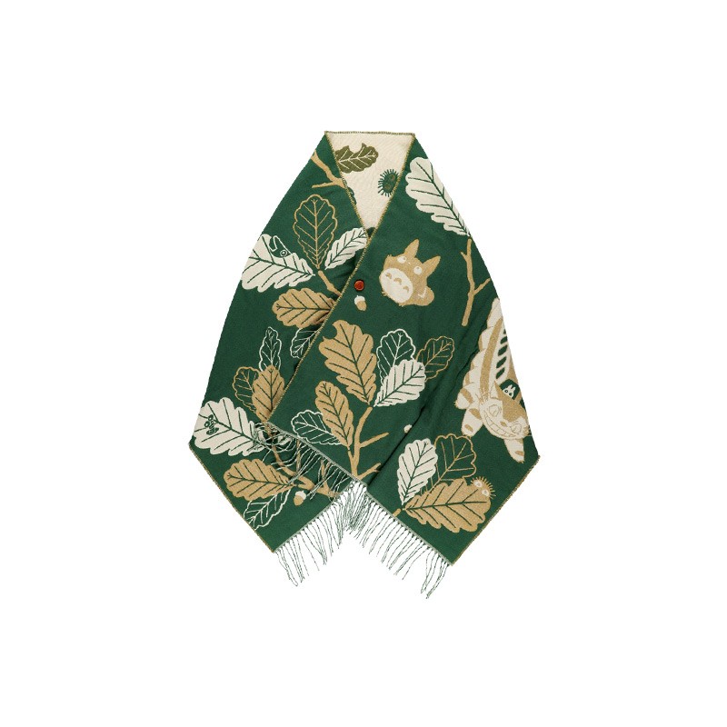 Outfits - Dark Green Stole Oak leaves - My Neighbor Totoro