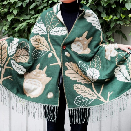 Outfits - Dark Green Stole Oak leaves - My Neighbor Totoro