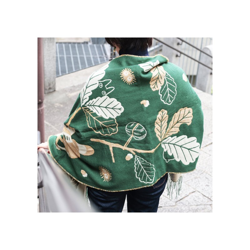 Outfits - Dark Green Stole Oak leaves - My Neighbor Totoro