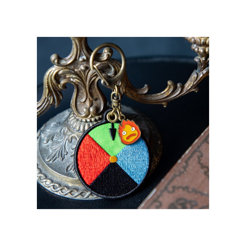 Llaveros - Llavero bordado disco mágico - El castillo ambulante