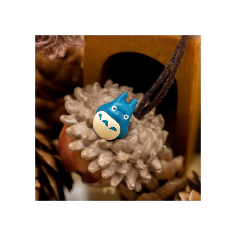 Llavero con correa - Correa Totoro Azul y Blanco - Mi vecino Totoro