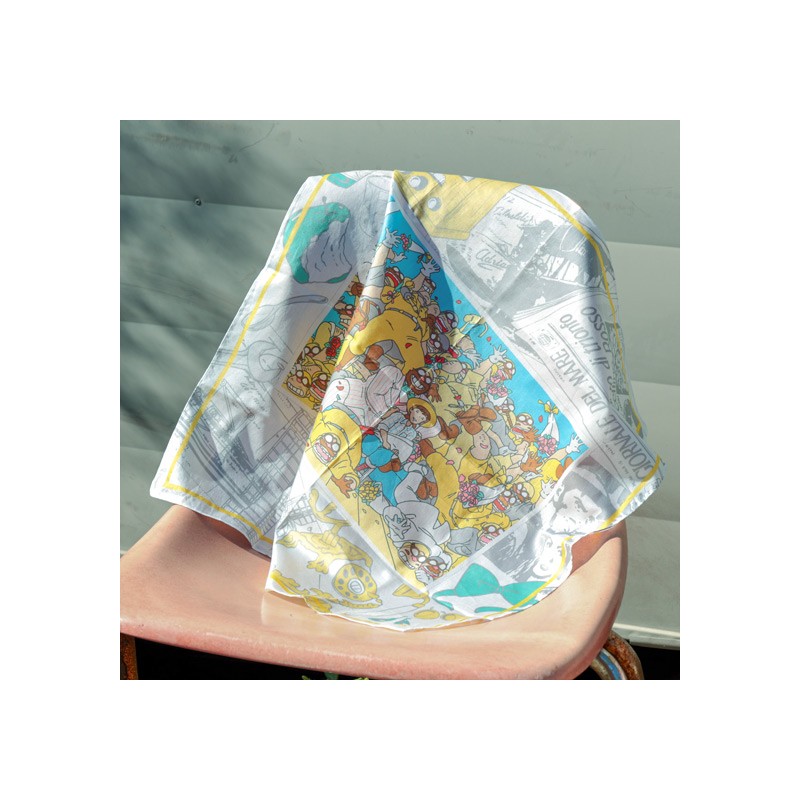 Outfits - Handkerchief Souvenir photo 53x53cm - Porco Rosso
