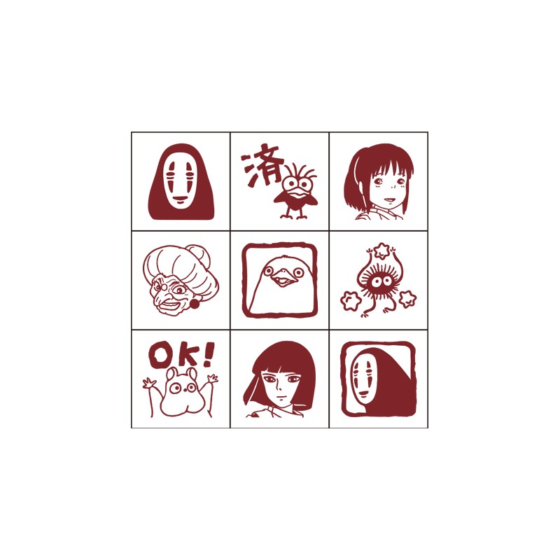Small equipment - Character stamp set - Sprited Away