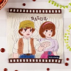 Ropa de hogar - Mini toalla Cellulo Sheeta & Pazu - El castillo en el cielo