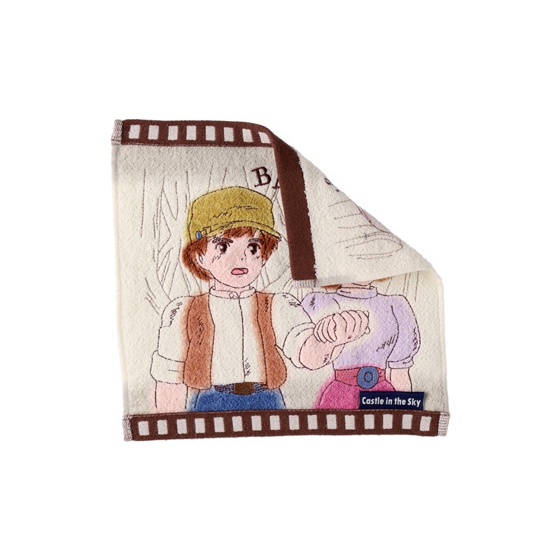 Ropa de hogar - Mini toalla Cellulo Sheeta & Pazu - El castillo en el cielo