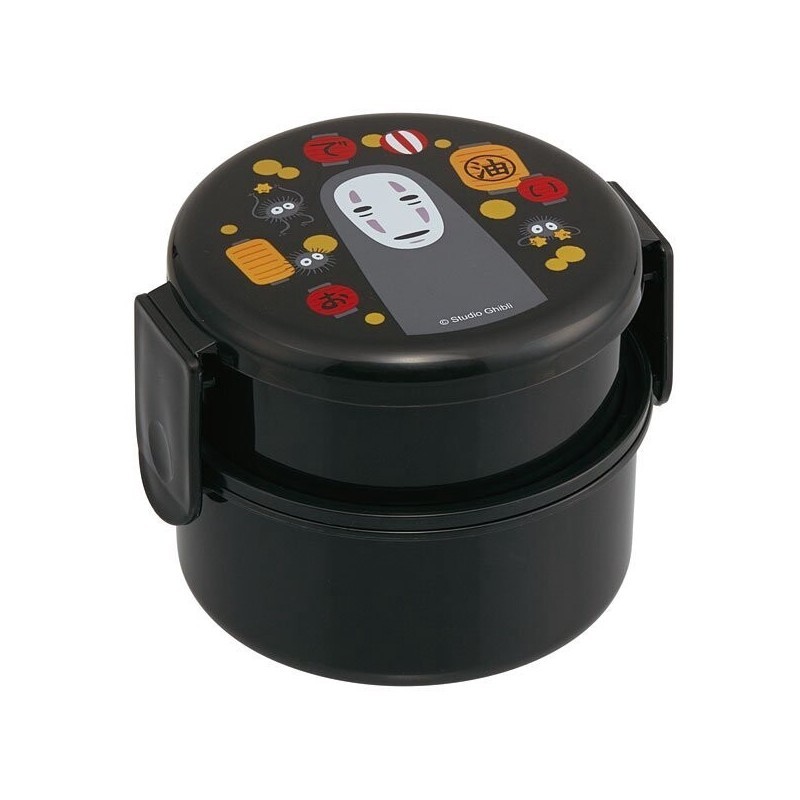 Bentos - Bento Round Two Parts Sin Cara & Lanterns - El viaje de Chihiro