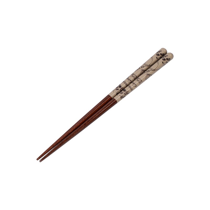 Baguettes - Baguettes laquées 21cm Esquisses Brun - Kiki la petite sorcière