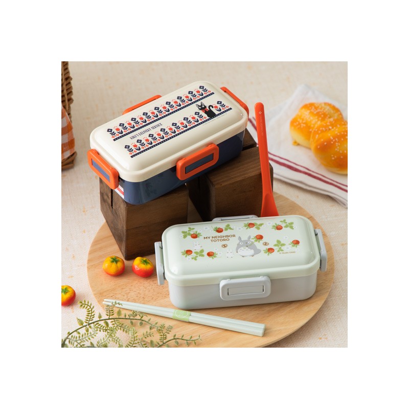 Bentos - Lunch box 4 locks Wild flowers 530 ml - Kiki’s Delivery Service