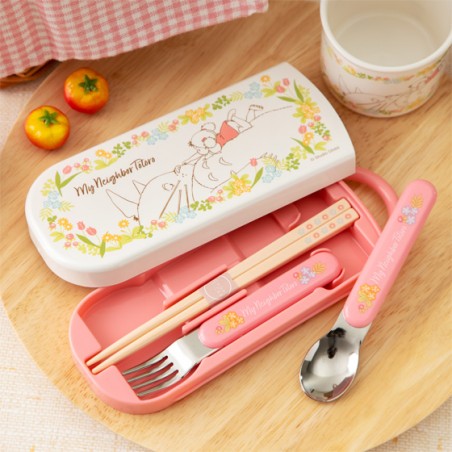 Palillos - Mei & Totoro Juego de palillos cuchara tenedor - Mi vecino Totoro