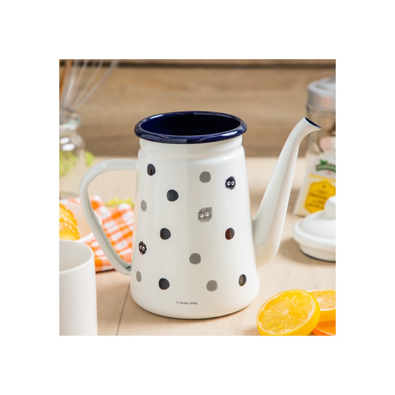 Cocina y vajilla - Tetera esmaltada Noiraudes 1,1l - Mi vecino Totoro