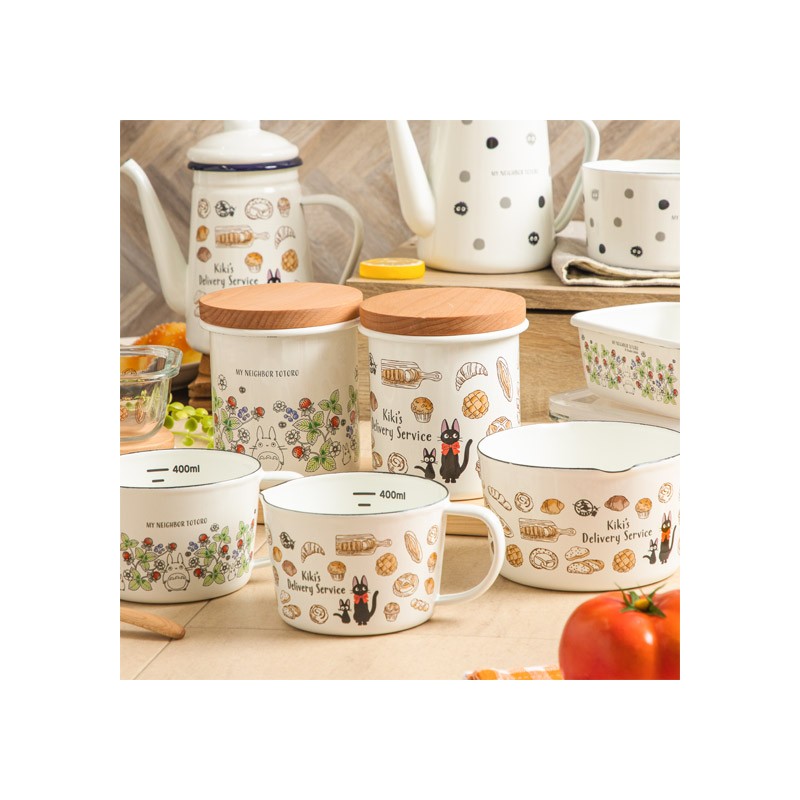 Cocina y vajilla - Tetera esmaltada Noiraudes 1,1l - Mi vecino Totoro