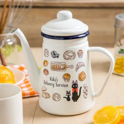 Kitchen and tableware - Enamel Tea Pot Viennese pastries 1,1l - Kiki's Delivery Service